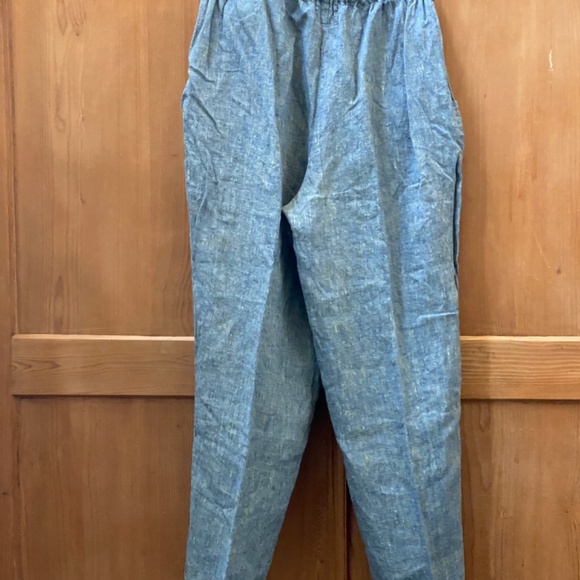 VINTAGE Flax by Jeanne Engelhart Straight Pants Sz L - Picture 4 of 5